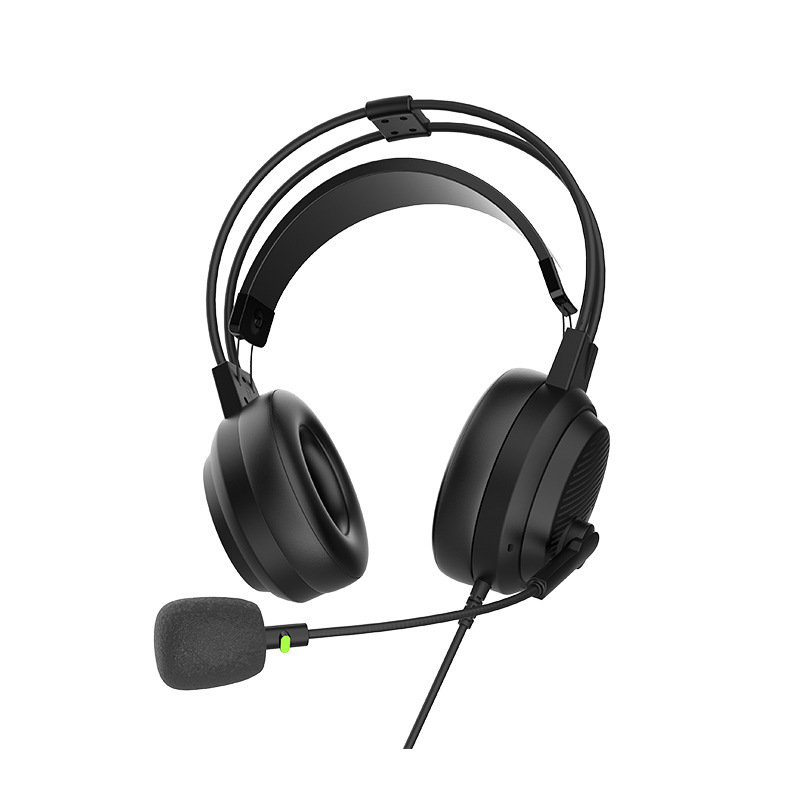 Venta caliente transfronteriza auriculares examen de ingreso a la universidad computadora de escritorio juegos de deportes electrónicos auriculares con cable USB en stock