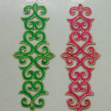 电脑绣花厂直销舞蹈服表演服刺绣布贴花 祥云绣花贴 戏曲服熨烫贴