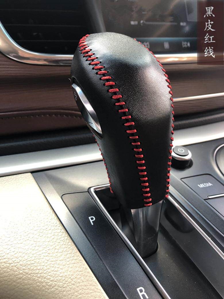 11-17 Buick GL8 25S genuine leather gear shift knob cover, gear shift lever cover, gear shift sleeve, gear position leather cover