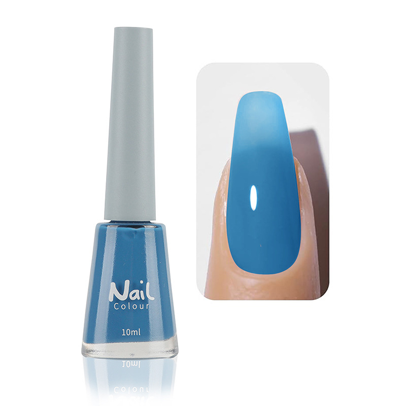 Oily non-peeling long-lasting nail polish baking-free quick-drying non-fading nude transparent nail polish wholesale