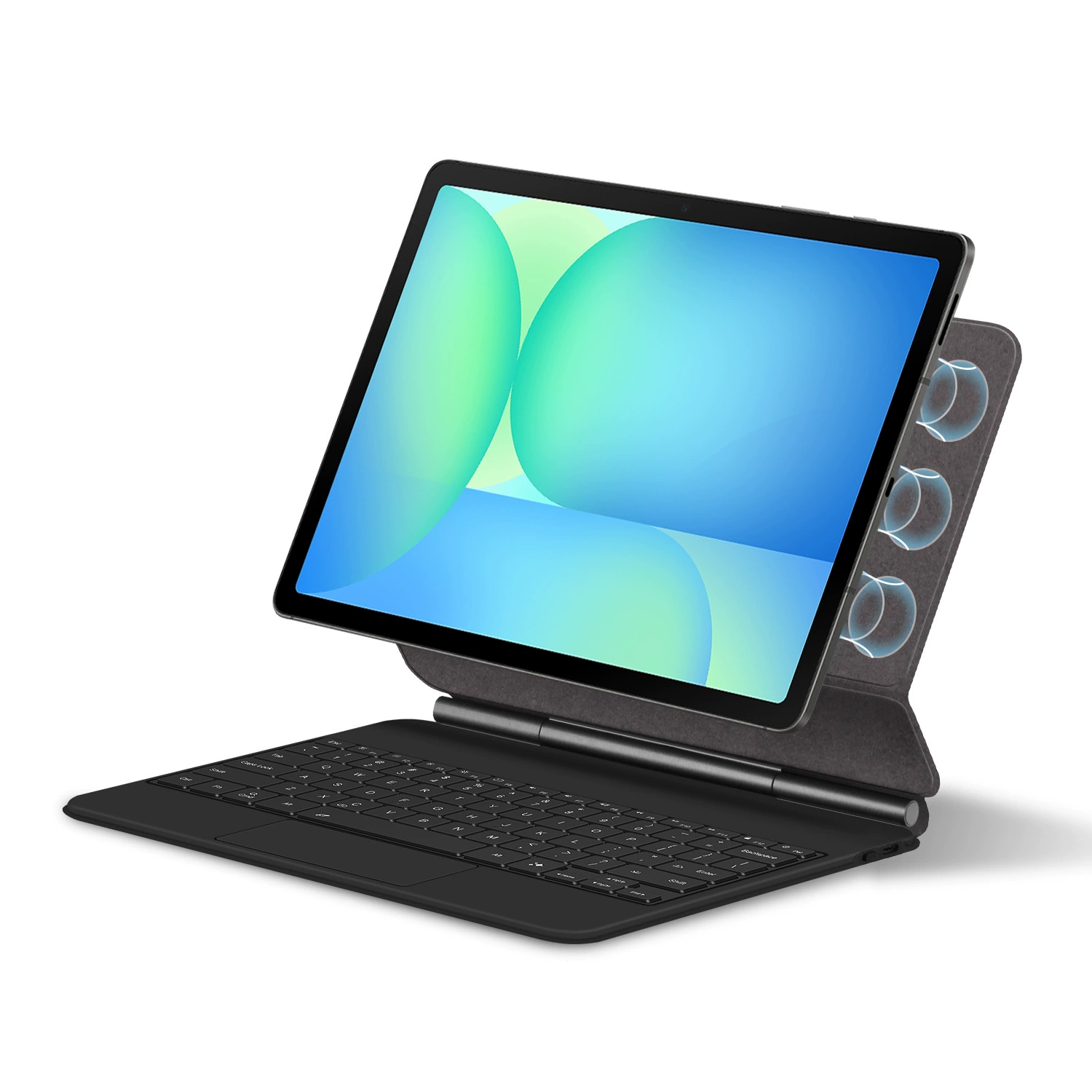 Подходит для Samsung Tab S10FE+13.1 Плашет Магический клавиатура S10FE PlusX620 Bluetooth клавиатура кожаный чехол