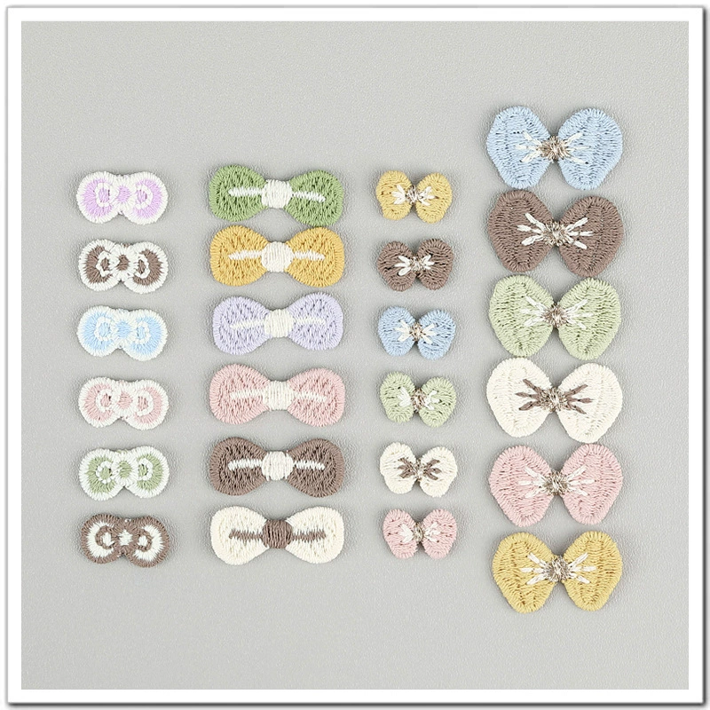 Новый галстук-бабочка вышитая наклейка для волос ювелирные изделия материал сумка обувь шляпа носки брюки аксессуары для одежды 35