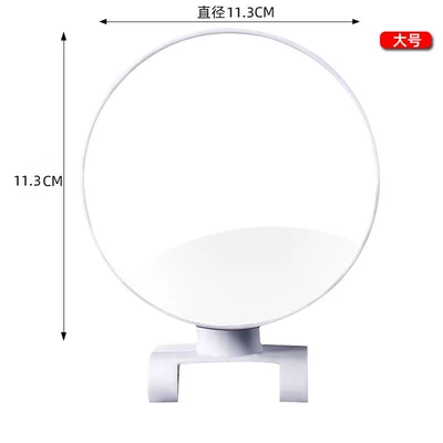 Coach car auxiliary rearview small Large field of view rear view auxiliary mirror - wg-large-round-mirror-white-single-pack