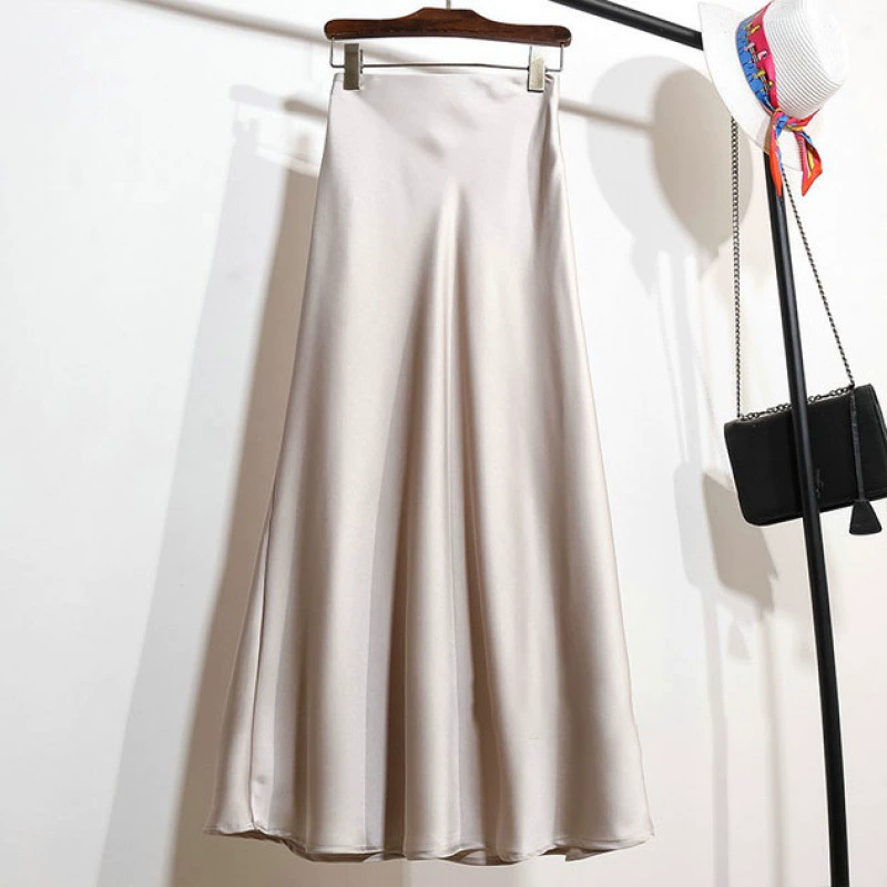 Autumn skirt, plus size, A-line