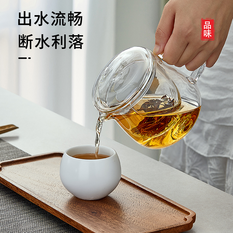 ┈玻璃茶壶耐高温泡茶壶过滤杯子套装茶具单人水果茶壶红茶
