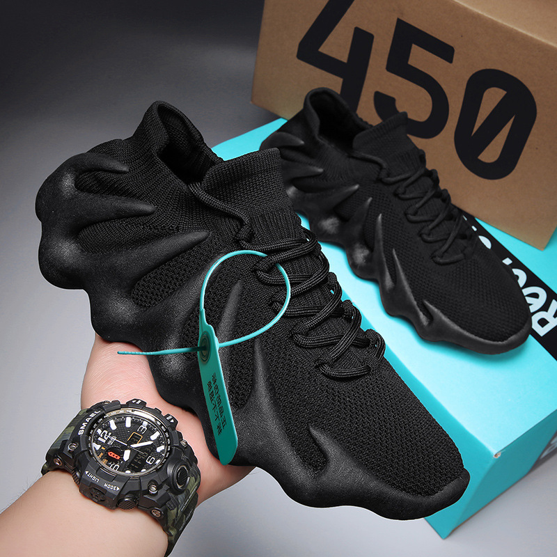 Men's Shoes New Casual Sports Shoes Fly Woven Volcanic Bottom Breathable Mesh Shoes Men's Running Shoes Octopus Socks Shoes Men's Shoes New Casual Sports Shoes Fly Woven Volcanic Bottom Breathable Mesh Shoes Men's Running Shoes Octopus Socks Shoes