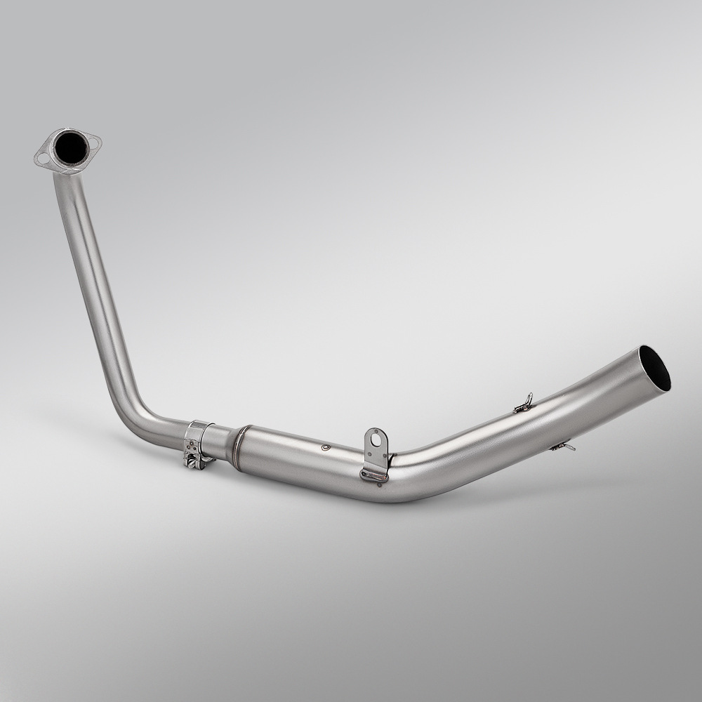 Motorcycle Exhaust Pipe Full Set Suitable for Zongshen Qidian Zt125 U1 G1 Z1 Z2 Front and Rear Exhaust Pipes