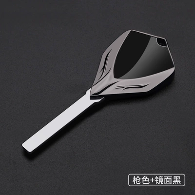 Motorcycle Key blank suitable for - gunmetal-mirror-black-cf-150aura