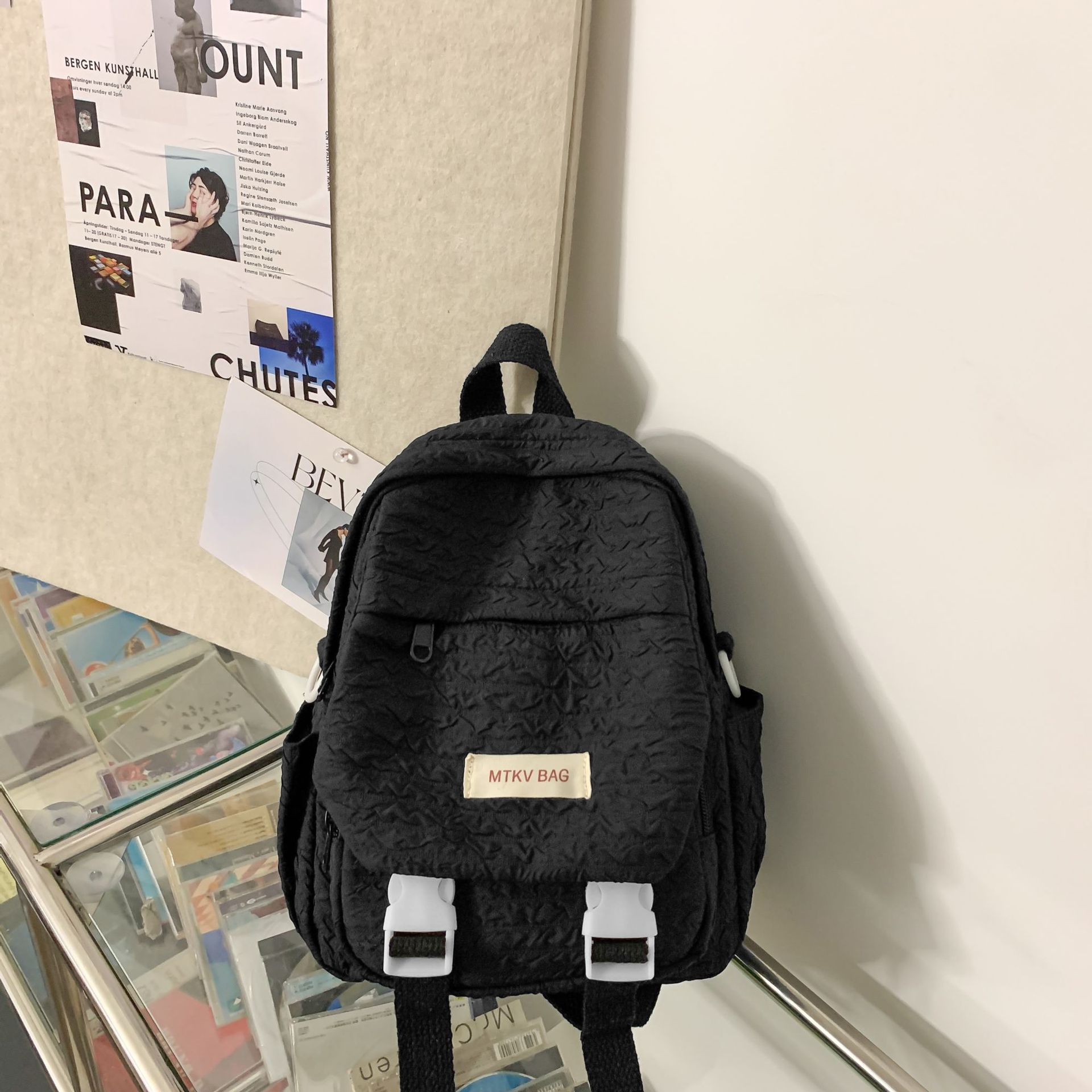 INS style schoolbag hombres y mujeres nueva moda estudiante todo partido mochila de viaje de gran capacidad mochila crossbody multiusos