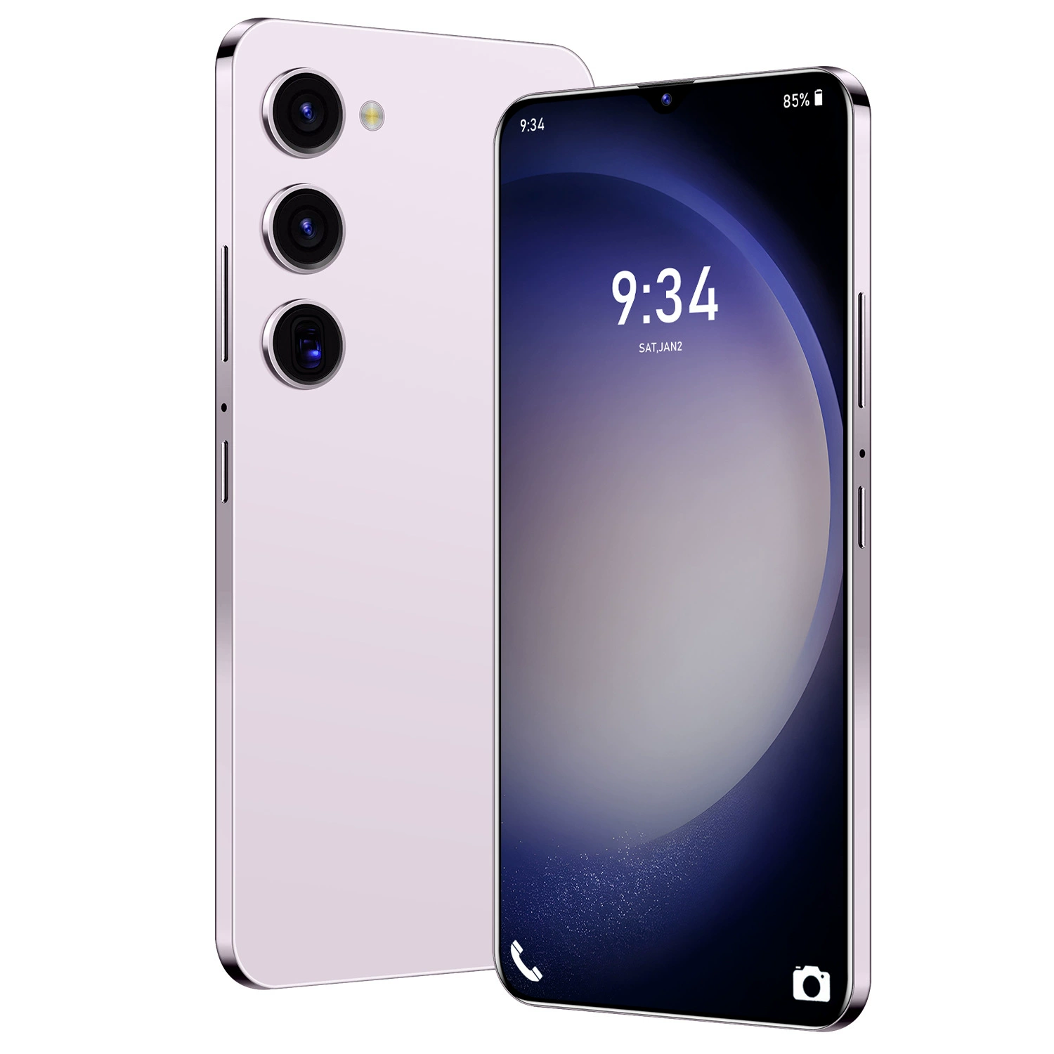 (Границы торговля), умный мобильный телефон, S23, Android 7.2, 7.2 дюйма, широкий экран, 32ГБ, 4G