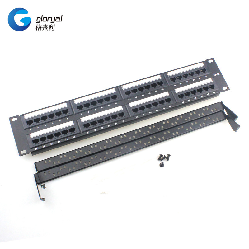 Industrial utp48 super six types of distribution frame cat6a network distribution frame Industrial utp48 super six types of distribution frame cat6a network distribution frame