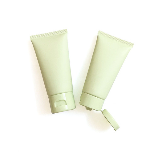 【】50ml 100ml light green sand cosmetic tube facial cleanser body lotion empty bottle