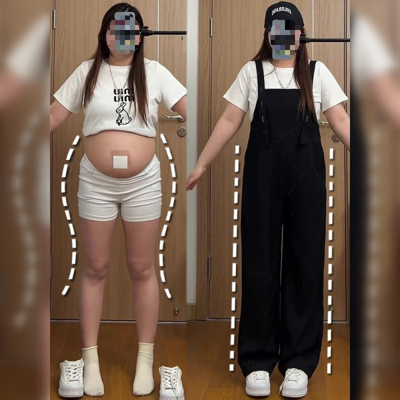 アップル型体型スーツオーバーオール女性用春、夏、秋大きいサイズの女性の太ったmmパンツ痩身150kgワイドレッグパンツ|undefined
