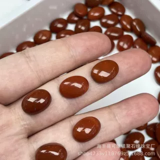 批发南红玛瑙戒面配饰天然南红裸石蛋形戒指戒面 南红半成品配件