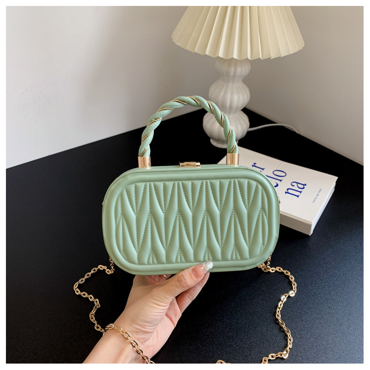 Bolsos de alta sensación para mujeres 2022 nueva moda caja de mano bolsa de maquillaje cadena de hombro bolso pequeño