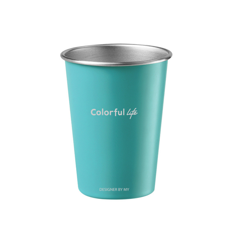 クロスボーダー Xiaomi イエロー 304 ステンレス鋼ウォーターカップ直飲みカップ 9 色セットコーヒーカップビールカップアウトドアキャンプカップ|undefined