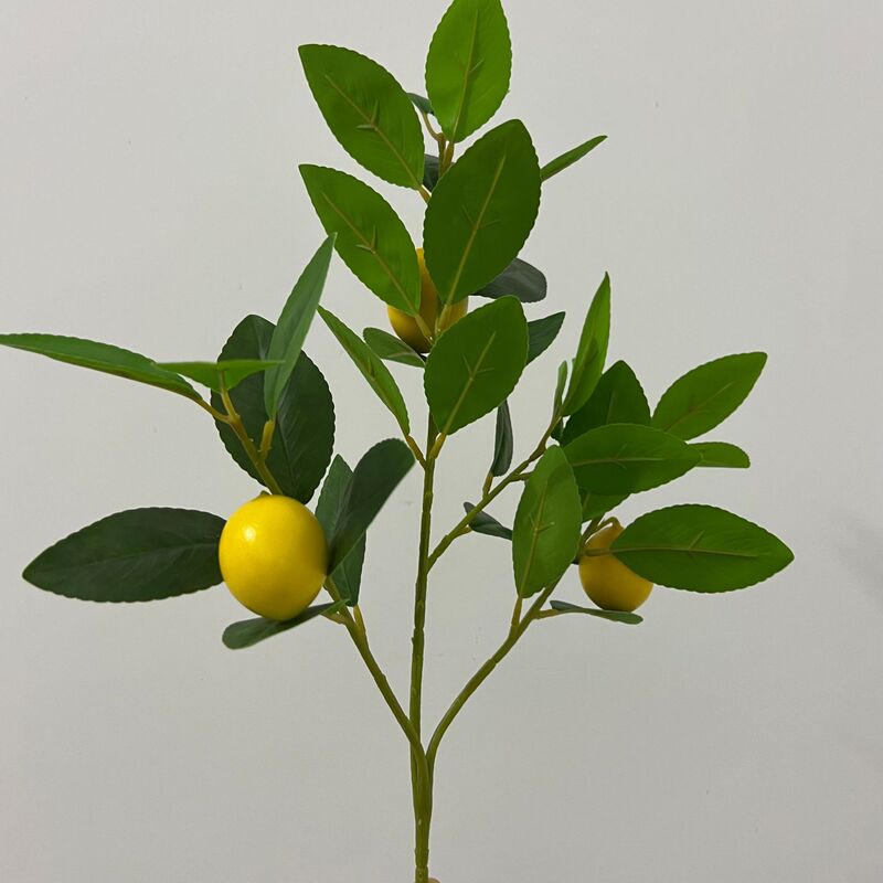 Damei kumquat branch simulation lemon branch lemon fruit cross-border simulation flower simulation fruit green plant decoration furniture Damei kumquat branch simulation lemon branch lemon fruit cross-border simulation flower simulation fruit green plant decoration furniture
