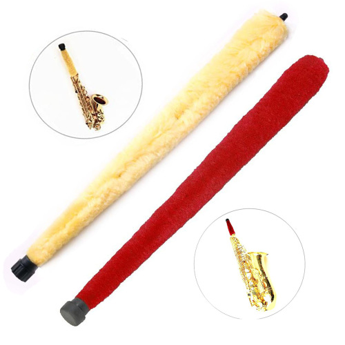 Wholesale high-tone saxophone hairbrush, cleaning hairbrush tube brush, saxophone maintenance cleaning tools, accessories