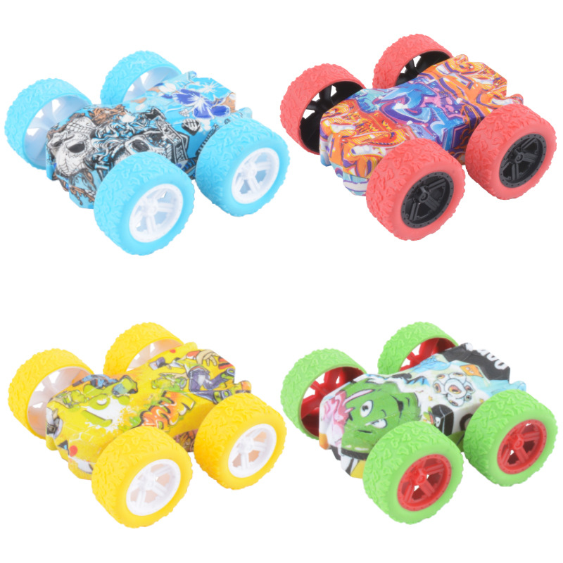 Juguetes para niños, acrobacias inerciales, coche de dinosaurio, niño, excavadora, volquete, camión mezclador, coche divertido al por mayor