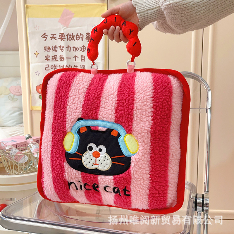 [레드핑크] 개별 휴대용 베개