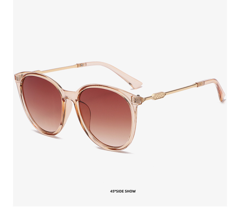 45g Weight Full Frame Glasses Structure Sunglasses Classification PC, UV400 Protection Lens Material Oval Frame Glasses Style Travel, Fishing Occasion Oval Pattern Unisex Gender IG Style, Casual Style IG Style Casual Oval PC UV400 Protection Oval Frame Full Frame Women's Sunglasses 3