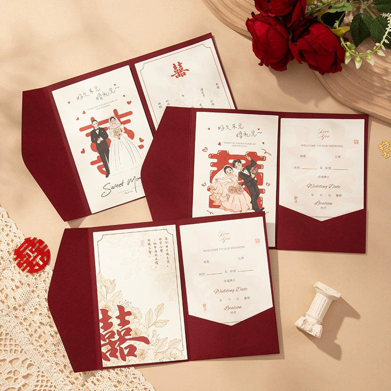 Свадебное приглашение Свадебное приглашение Премиум чувство простоты