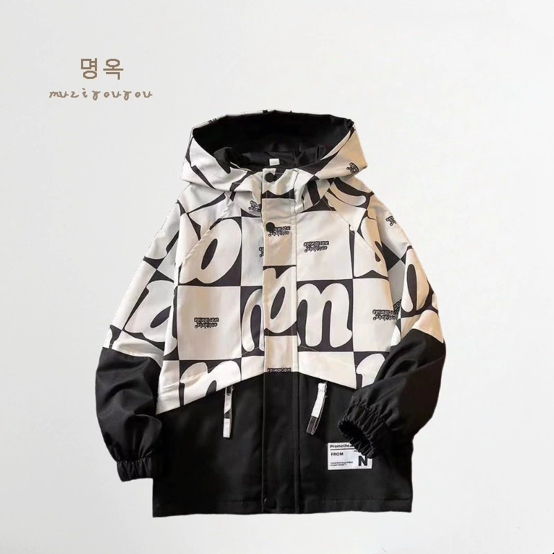 Cotton Boys Spring Autumn Windbreaker