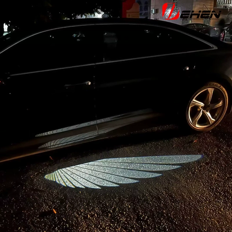 Автомобильные зеркала заднего вида приветственный свет универсальный стиль Angel Wings приветственный проектор лазерный свет ковер свет