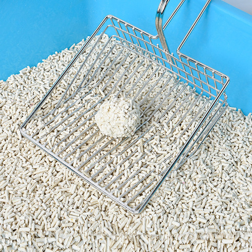 Metal cat litter shovel cat litter cleaning ragdoll silver gradient layer enlarged shovel surface easy to leak cat toilet cleaning stainless steel