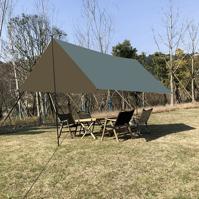 Çadırlar sunscreen UV camping outdoor - army-green-33-with-pole