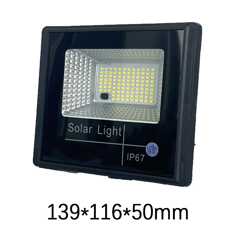 Lámpara solar exterior dividida, farola impermeable para jardín, patio o fachada doméstica