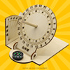 Sundial Children's Hand science and technology Small production Invention science experiment Science and Education Solar clock Invention diy