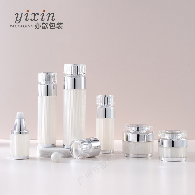 Spot Direct Sales Brushed Acrylic Cream Bottle Vacuum Lotion Spray Bottle Cosmetic Packaging Material Plastic Repackaging Empty Bottle Spot Direct Sales Brushed Acrylic Cream Bottle Vacuum Lotion Spray Bottle Cosmetic Packaging Material Plastic Repackaging Empty Bottle