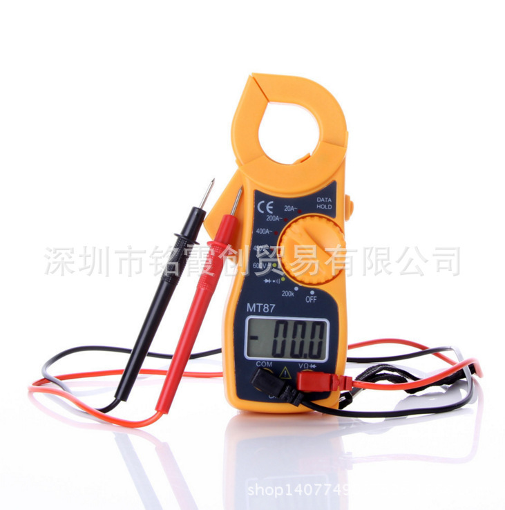 便携式MT87数字万用表 电流表 数字钳形表 矽钢片漆包线 带保护