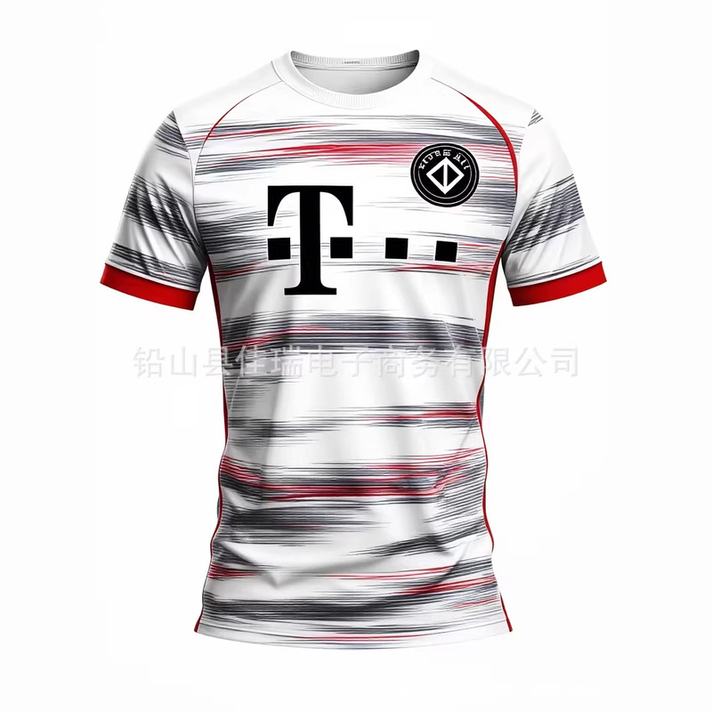 Cross-Border Popular Summer Football Sports T-Shirt 3D Digital Printing Quick-Drying Breathable Short-Sleeved Jersey for Men and Women Cross-Border Popular Summer Football Sports T-Shirt 3D Digital Printing Quick-Drying Breathable Short-Sleeved Jersey for Men and Women