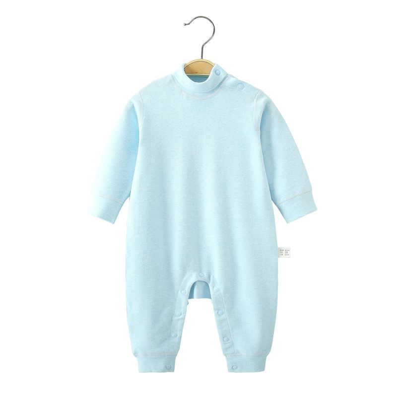 Turtleneck jumpsuit blue