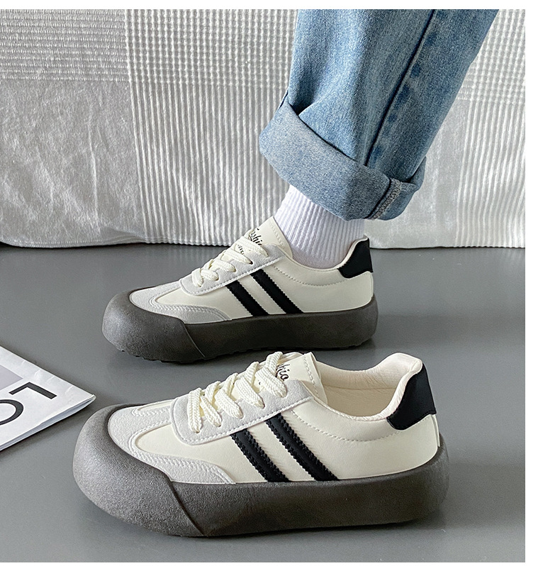 Damen Plateau Sneaker - Modische Koreanische Freizeitschuhe_voghion.com