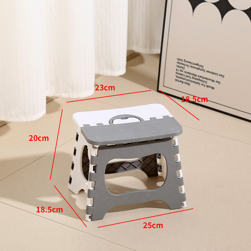 Taburete plegable telescópico, portátil para camping y viajes