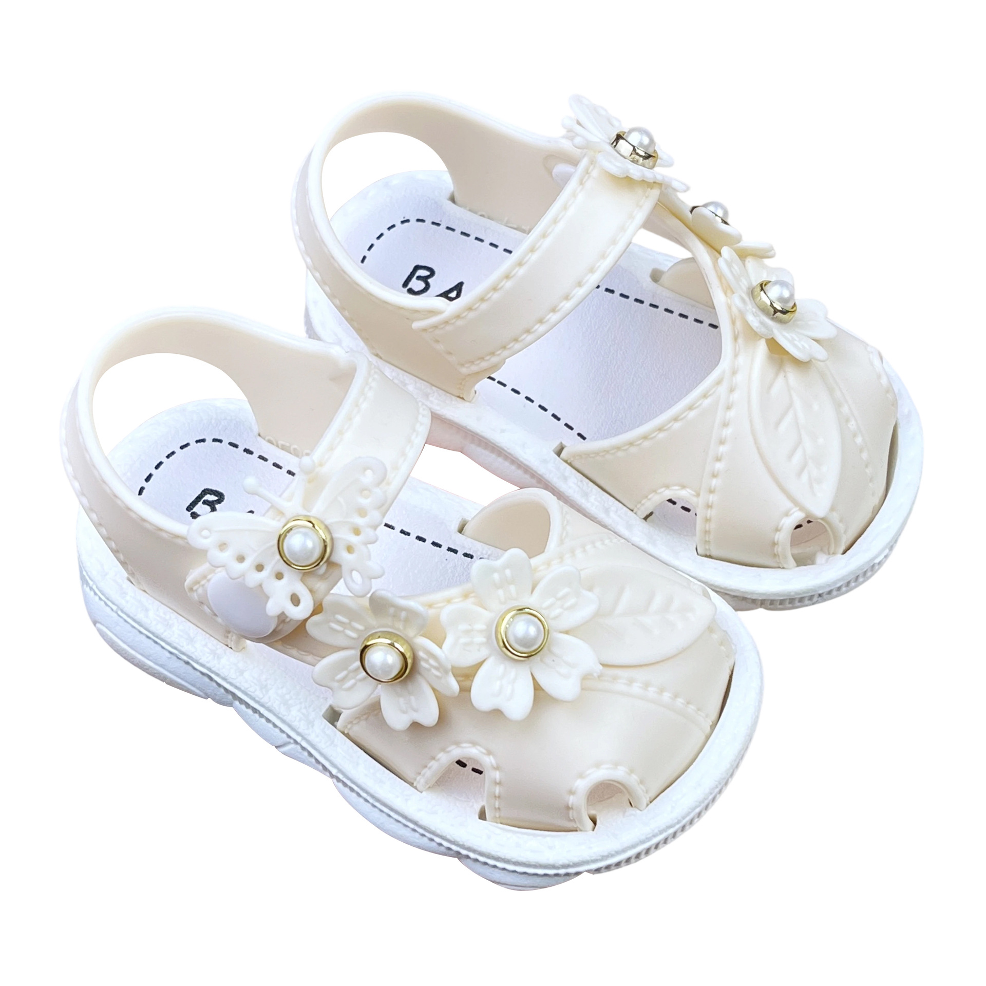 Sandalias de niñas para bebés de verano, zapatos de bebés transpirables para bebés princesas fábrica de zapatos al por mayor comercio exterior