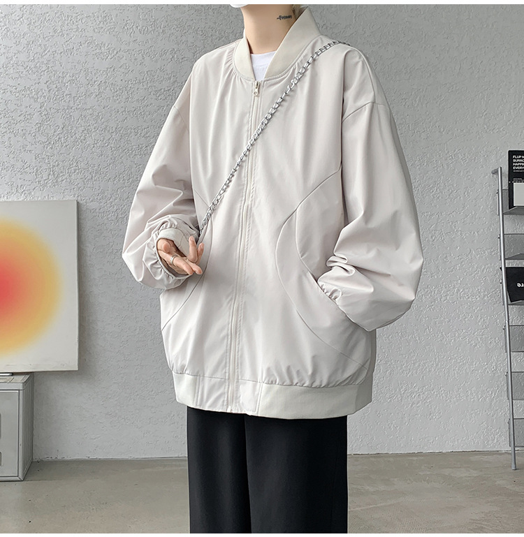 Men's Pilot Baseball Jacket American Style Spring Autumn Green_voghion.com