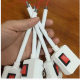 Screw Silicone Hose Fan Accessories Universal Lamp Holder Base Semi-Finished Plug with Switch Table Lamp Night Light