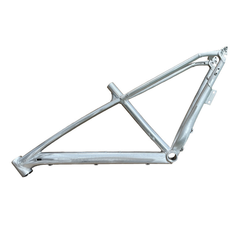 Aluminum alloy bicycle frame mountain bike folding bike road bike blank frame baking paint spraying soil fixing logo