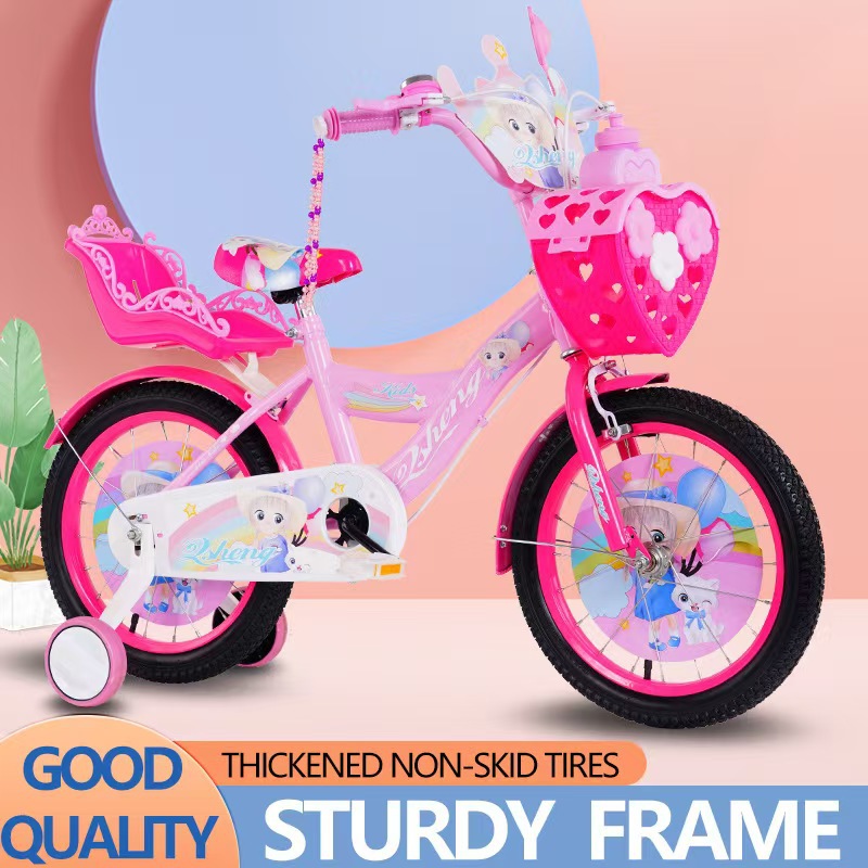 Bicicletas infantiles transfronterizas al por mayor fabricantes de 12 pulgadas bicicletas rojas y azules para bebés 3 - 10 años de bicicleta para padres e hijos