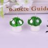 Resin with clove mushrooms with accessories, earrings, bracelet, pendant, Korean style