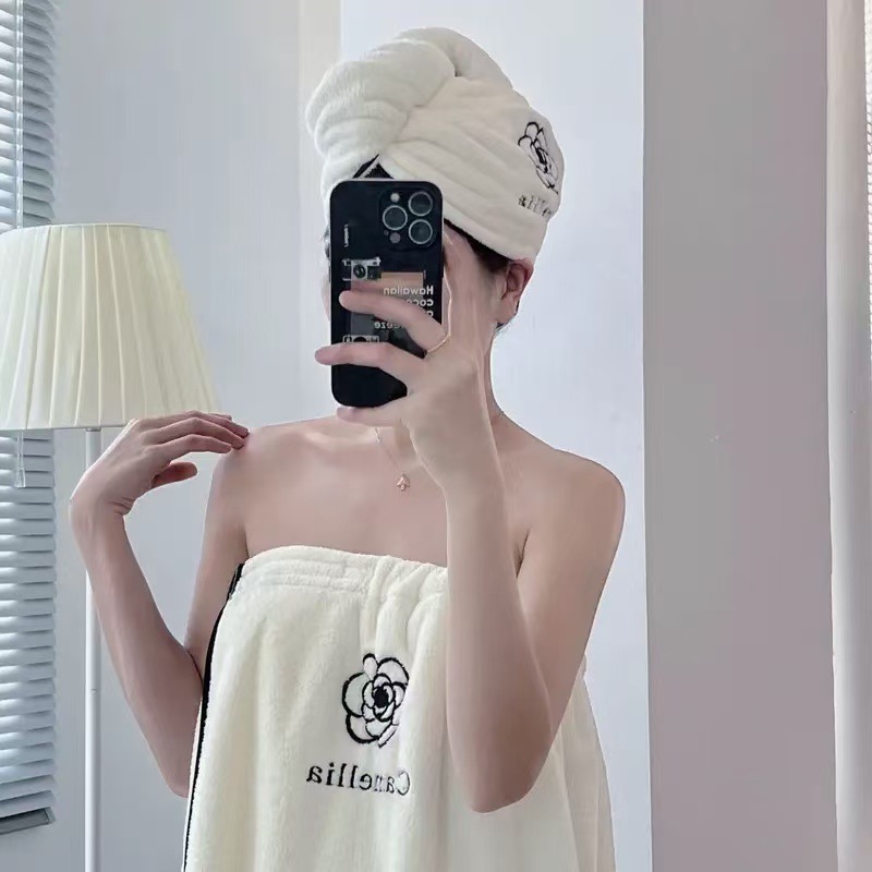 Sombrero de cabello seco para niñas lindo súper rápido absorción de agua y secado rápido lindo cabello largo pañuelo en la cabeza Toalla de cabello seco