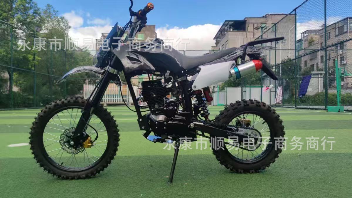 Two-Wheeled Off-Road Motorcycle 150C Adult Gasoline Mini Mountain Bike All-Terrain Venue Road Race