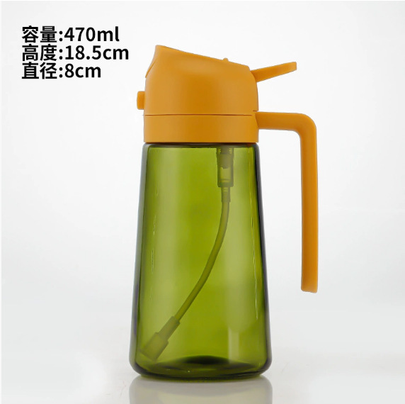 家用自动开合喷油壶喷倒食用油喷雾雾化加厚喷油瓶厨房神器不挂油|undefined