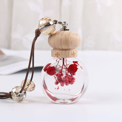 Car hanging: car aromatherapy pendant deodorant essential - red-eternal-flower-aromatherapy