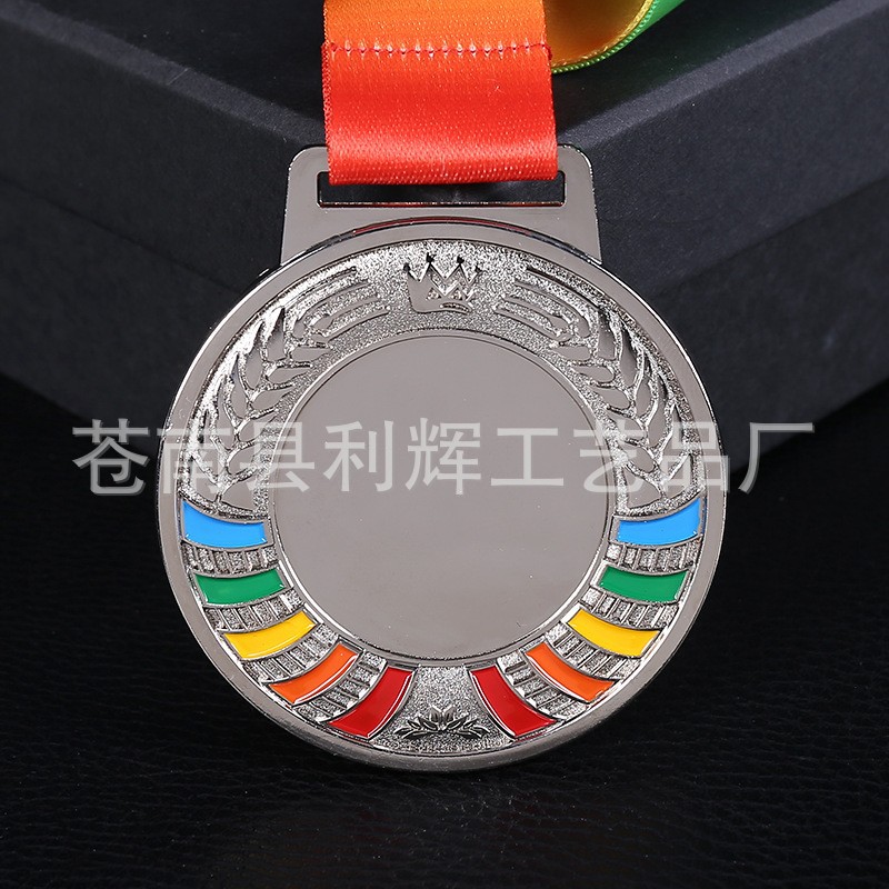 Fábrica en stock medalla de metal al por mayor juegos de pintura en blanco medalla competencia Medalla DE HONOR listado logotipo impreso