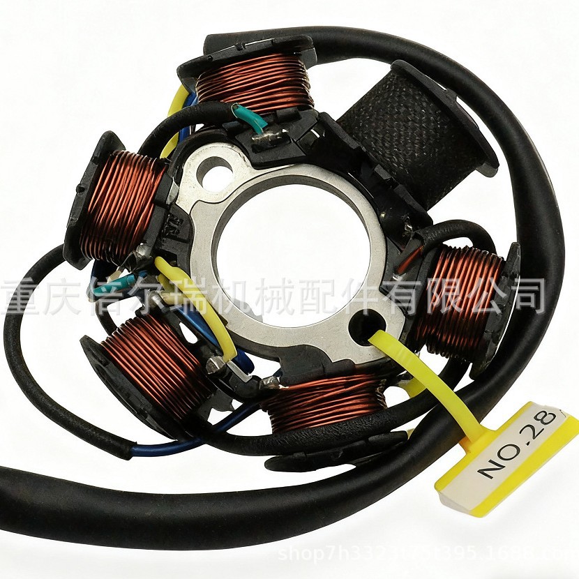 bobina de estator de motor magnético de motocicleta adaptada DY100 flujo de onda completa y media onda acessorio de encendido del motor de bobina magnética